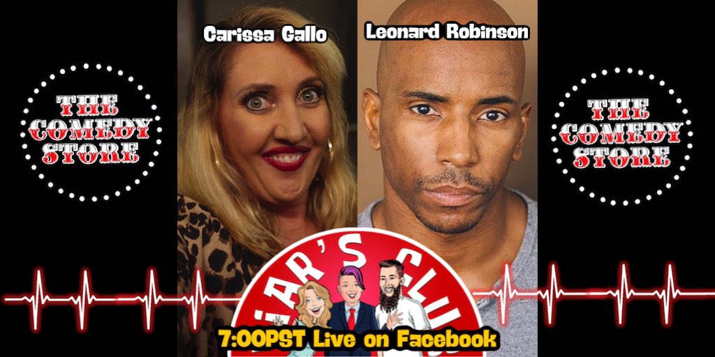 liars_club's tweet photo. Tonight we have great guests! Come play along with us and comics @leonardrobinson and @CarissaGallo9 at 7pm on The Liar’s Club Facebook!
#TLC #liarsclub #podcast #oddlypopular #acting #actors #directers #writers https://t.co/8Y3QTcmB3h