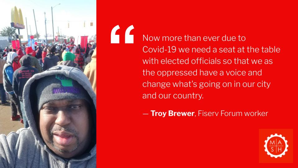 Workers need a voice on the job. The People's Pandemic Response calls on city leaders to put people to work ensuring clean building and public safety — and to make sure those workers make living wages with strong rights.

Learn more and take action here: mashworkers.org/peoples-pandem…