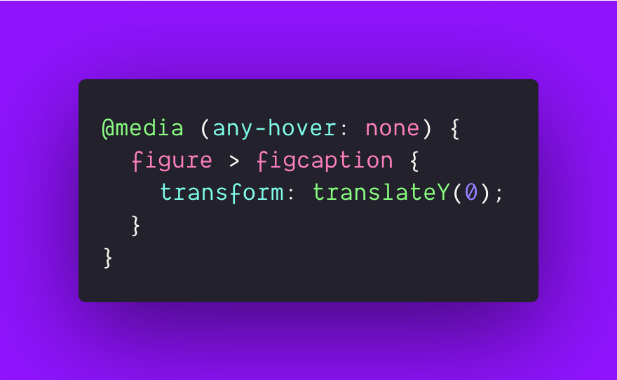 Media hover