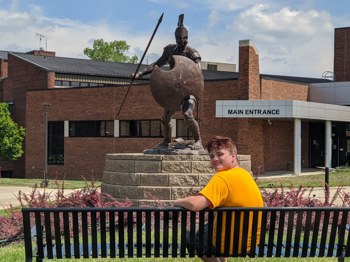 Drake with the Win. WOW! Thanks to all who contributed and helped make his vision a reality! Spartan looks AWESOME! <a href="/SpartanKrazies/">THS Student Section</a> #WinTheDay #WeAreSpartans