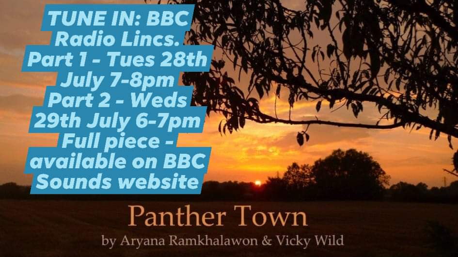 AryanaandVicky's tweet photo. PANTHER TOWN will air on 
@BBCRadioLincs @BBCUpload
 
Full piece: https://t.co/34PFqqizVX
CAST: Peter Crerar, Samantha Golton Scholes &amp; Charles Doherty

Linda's mad cat Dad creates a sensational news story about a mysterious panther roaming wild in #LINCOLNSHIRE  #theFens. https://t.co/khXgkhnAUY