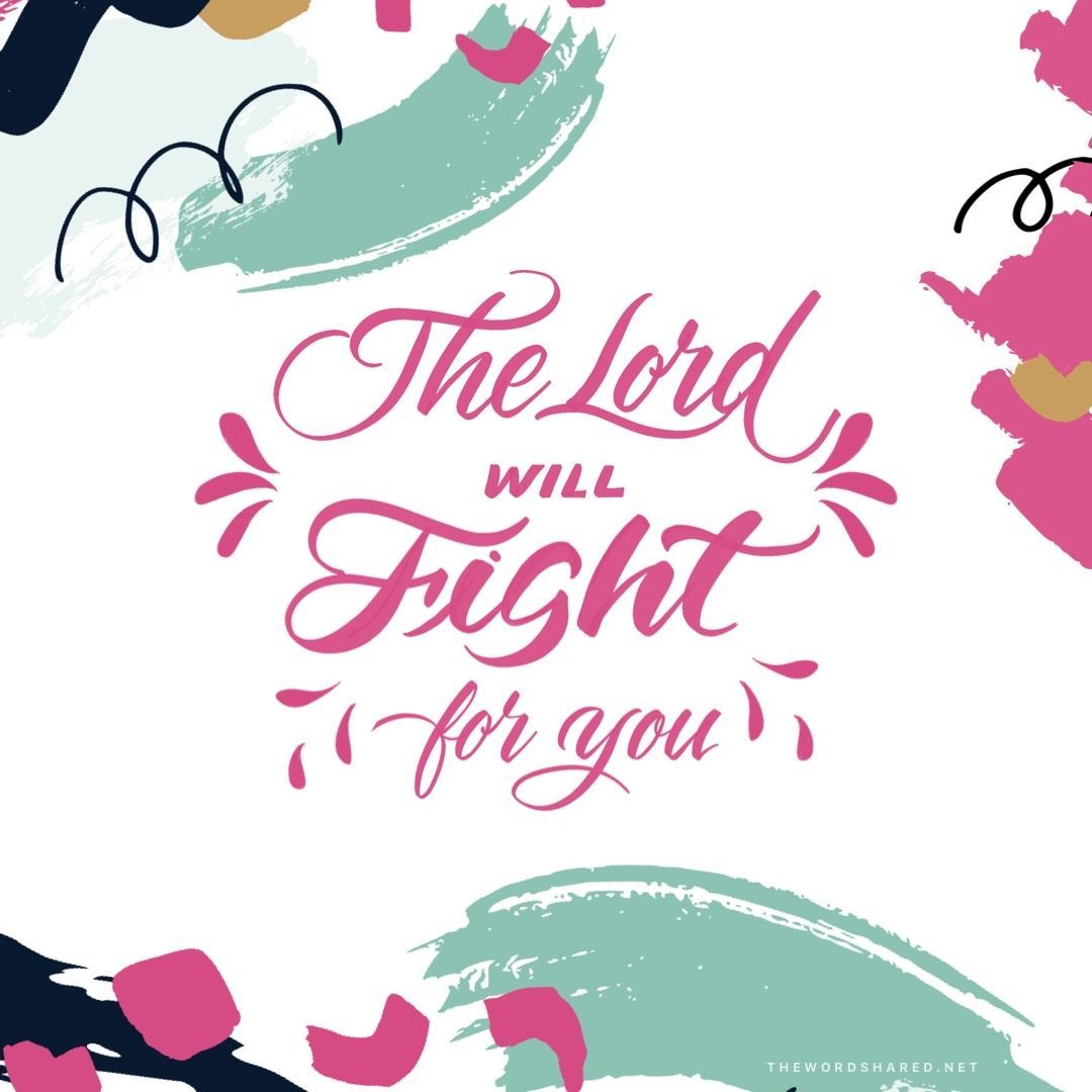 TheWordShared's tweet photo. The Lord will fight for you; you need only to be still. Exodus 14:14 #TheWordShared #BibleVerse #Scripture #Calligraphy by @atlcalligrapher  #GoodNews #Wisdom #Inspiration https://t.co/doIT93XP98