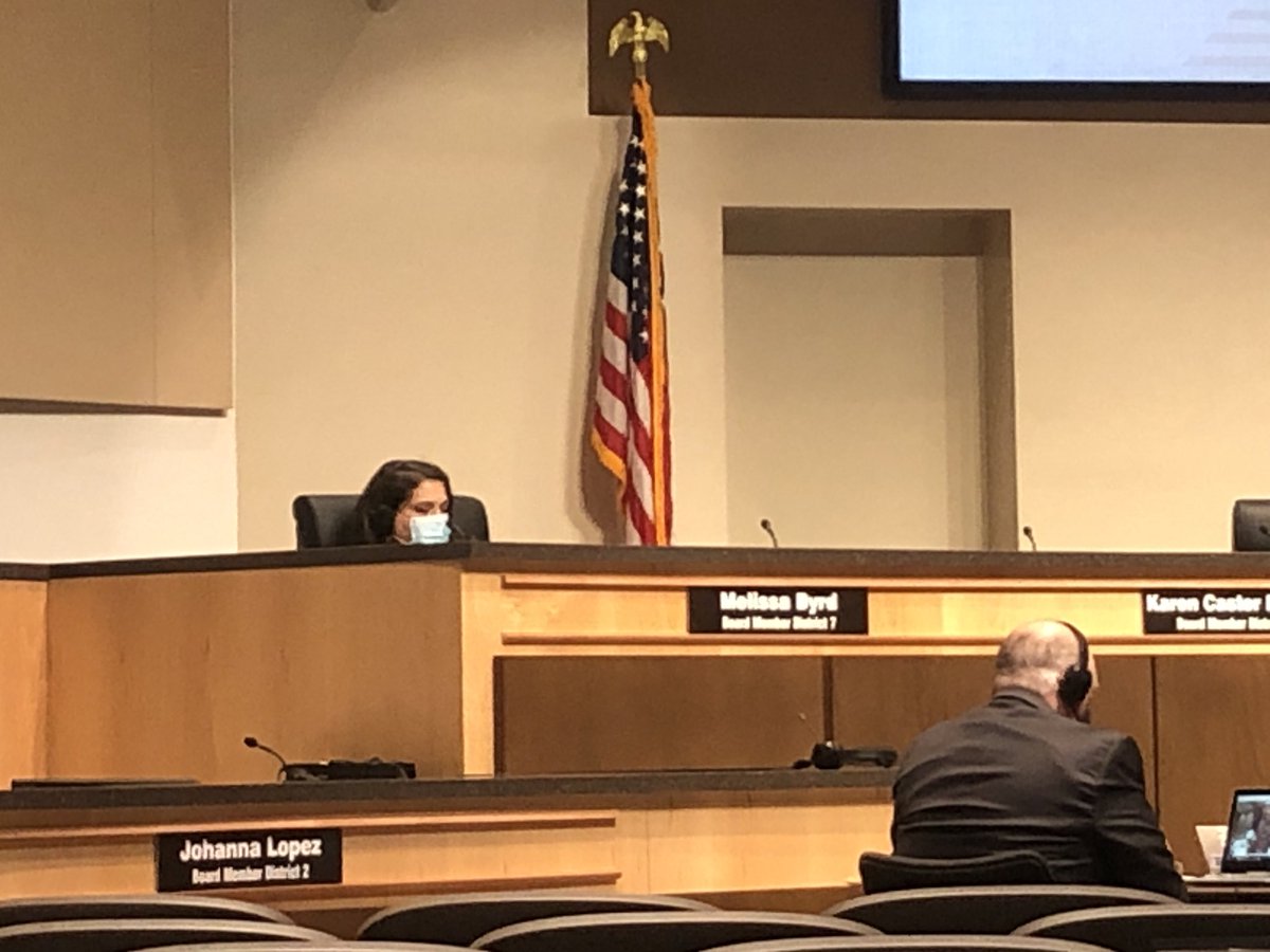 . @OCPSnews Melissa Byrd  @ByrdOcps “I’m willing to get that approved … assurances that we’re not going to standby and allow our schools to open if our numbers look the way they look (now).”  @WFTV  #ocps  #backtoschool  #Orlando  #OrangeCounty