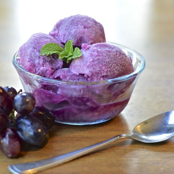 DjForryFruit's tweet photo. Can we talk about how delicious this Black Grape sorbet looks! Trying this with DJ Forry black grapes is a must try! Make sure to check out https://t.co/gzrfKrdNan to get the recipe! https://t.co/IvBVzypzcn