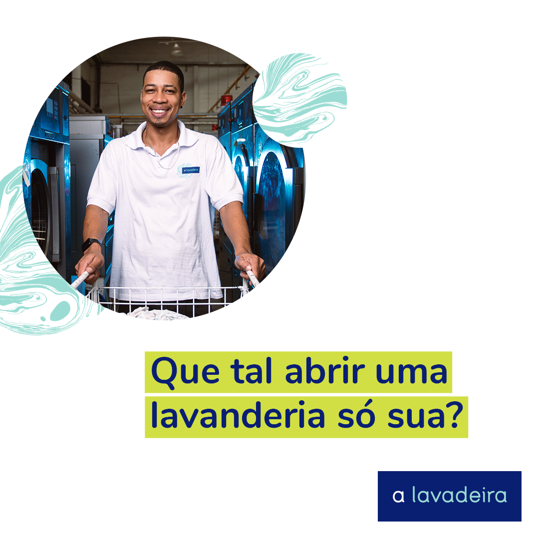 Nunca foi tão fácil abrir uma lavanderia. Sem investimento, só lucro. Imagine, você vende, atende o cliente e A Lavadeira toma conta de toda roupa suja. Ficou curioso? A Lavadeira tem uma proposta pra você. Entre no nosso site e contrate agora!