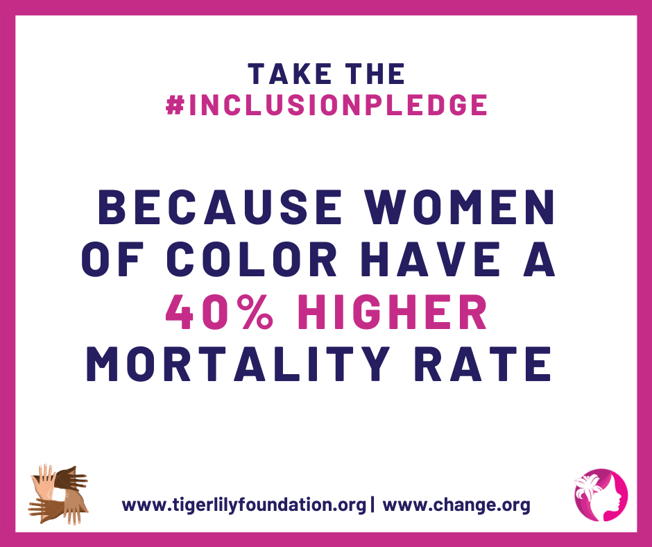 tigerlilycares's tweet photo. Literacy, financial barriers, access, social, systemic and hereditary background should not determine life and health equity. Take the #InclusionPledge to help continue to accelerate and make an impact as it relates to disparities and black women.

https://t.co/ig2atFYQuY https://t.co/TtEawucBHN