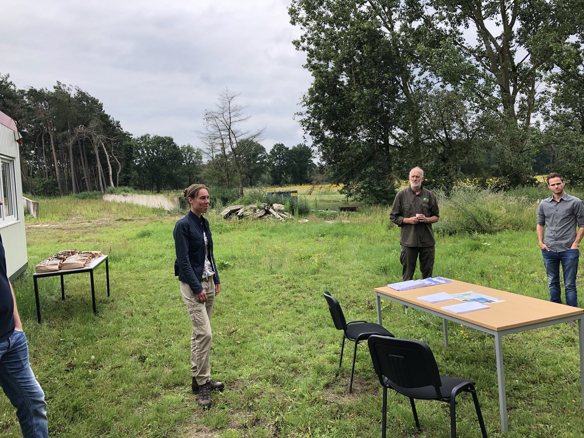 arjensimons's tweet photo. Officiële aftrap van herstelproject Greveschutven, uiteraard in het veld @lizettekoekkoek @RHDHV_Brabant @PloegamBV https://t.co/0Vv4t58d0O