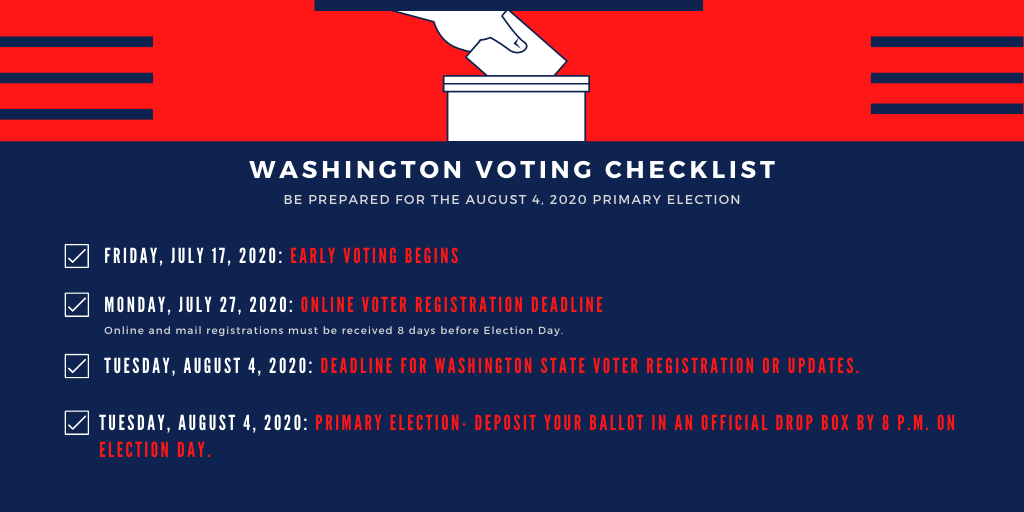 nelsonboydlaw's tweet photo. Early voting for primary elections begins today! Are you ready? Here are the important dates to put on your calendar. #vote #electionday #washingtonstateprimary #nelsonboydlaw #nelsonboyd #nelsonboydattorneys https://t.co/VpaVQNx6Su