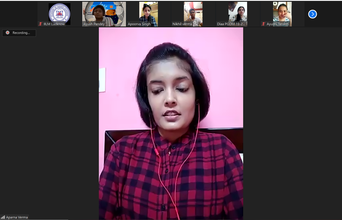 iilmahllko's tweet photo. IILM Lucknow successfully conducted another engaging activity with the new batch students of PGDM 2020-22. The Activity involved Story Telling by the participants.
#PreOrientation #StudentEngagement #LearningWithFun #iilmlucknow #PGDM #pgdmfinance https://t.co/gGDg2DHFhb