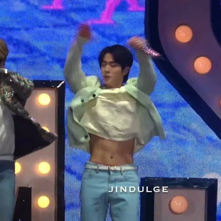 Times when Seokjin's abs got captured by ARMY fancams  #진