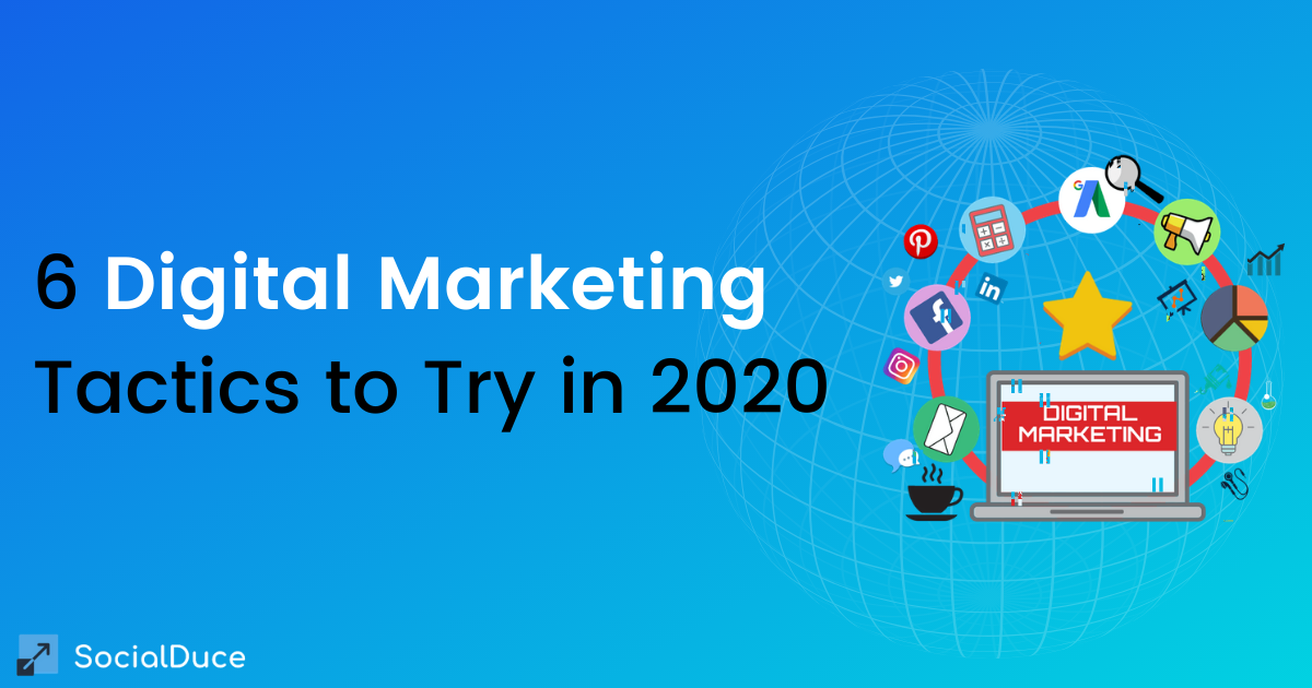 SocialDuce's tweet photo. 6 Digital Marketing Tactics to Try in 2020 https://t.co/J76zcf8gz0
#DigitalMarketing #socialmediamarketing #socialmedia #seo #contentmarketing #OnlineMarketing #socialduce https://t.co/daVLunxafb