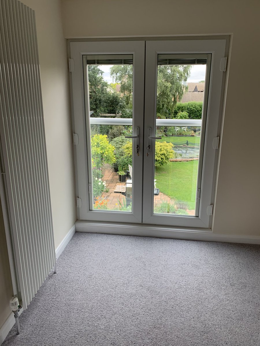 county_ltd's tweet photo. French door Juliet balcony with integral blinds completed today. Fantastic job from our installers. https://t.co/42zd7iNwjp