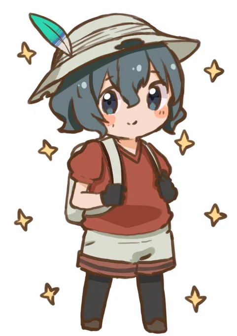 デフォルメらくがき
かばんちゃん 