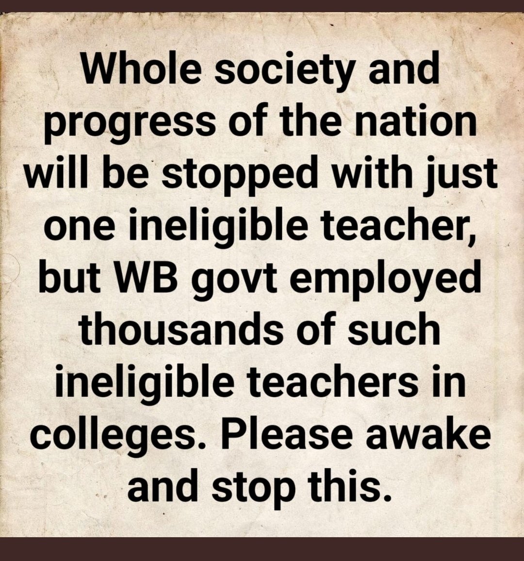Bristi16855030's tweet image. #RevokeSACT
#Save_HigherEducation_WB 
@jdhankhar1 @MamataOfficial @itspcofficial