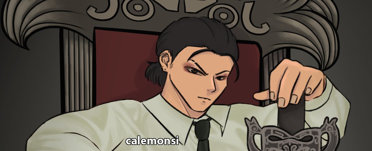 calemonsi's tweet photo. Here's my Modern AU Nie Mingjue preview for @HeartAndBlade_ , a Nie brothers zine. Please look forward to this!

#niemingjue #mdzs https://t.co/6oQdut5Kzw