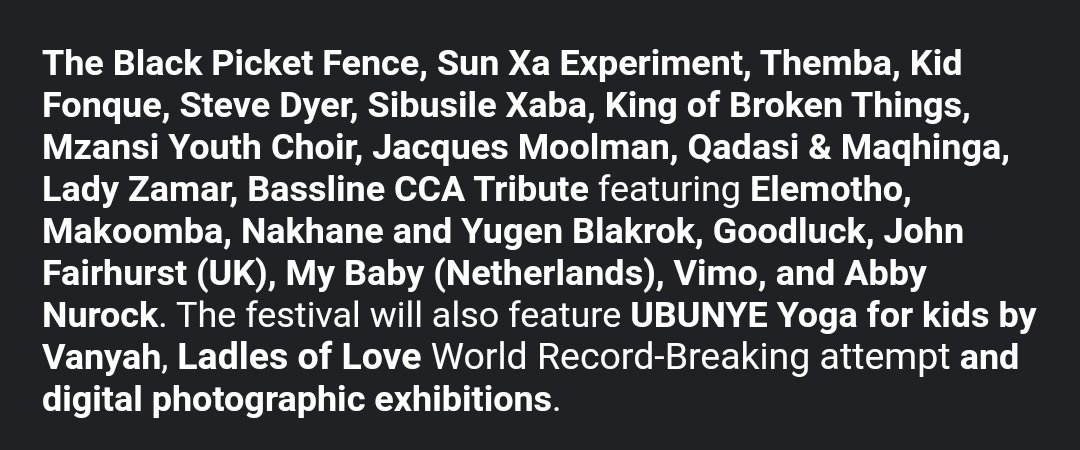 MoreThanFoodMag's tweet photo. The full line-up of artists &amp; creatives who have pledged their 67min of change &amp; an all-round good time with @afreefest, have been announced!

Online on Mandela Day, 18 July from 00:01 CAT till 23:59 &amp; will be aired on https://t.co/AtfBDP0oQC 

#AFREEFEST https://t.co/873q6avXtH