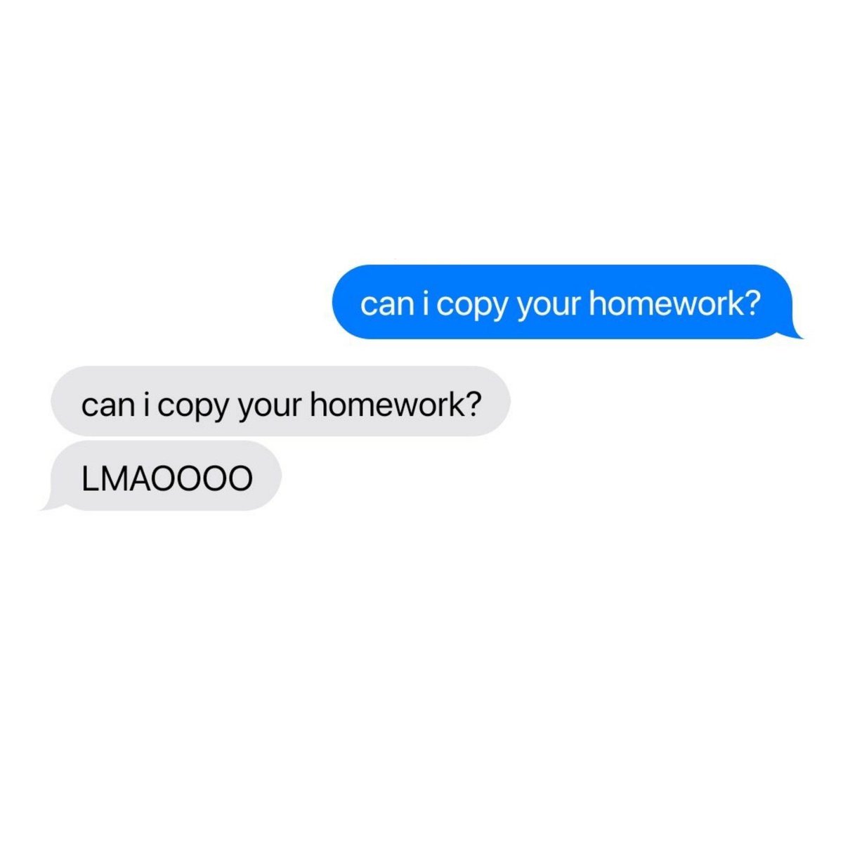 YRHPK characters agreeing to show you their homework, a thread