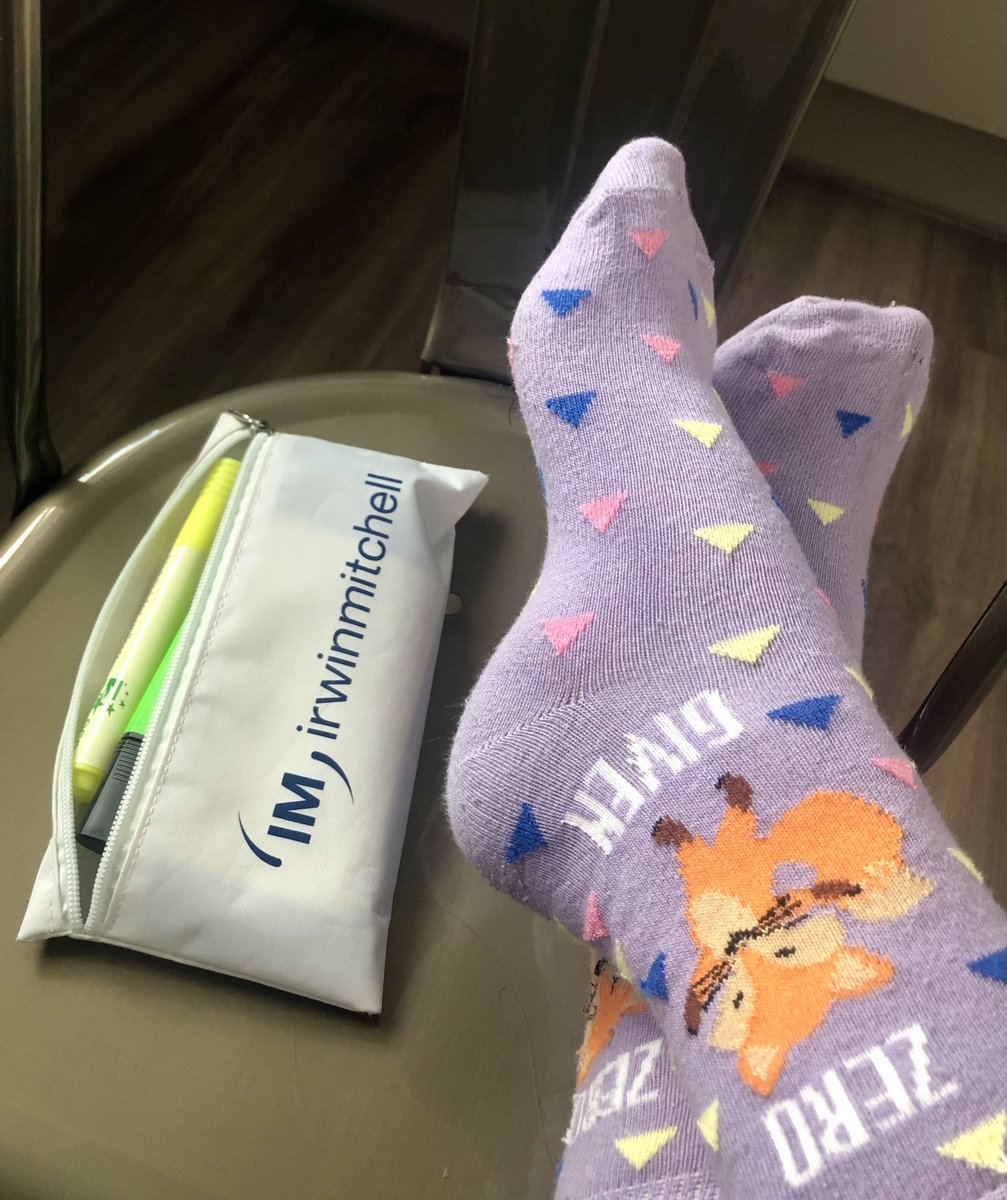 JessAllanIM's tweet photo. Happy #FunkySocksFriday! Today at @irwinmitchell @Community_IM we are supporting our charity of the year, @MidFreewheelers by showing off our crazy sock collections π π¦ https://t.co/uqT1MMda4e