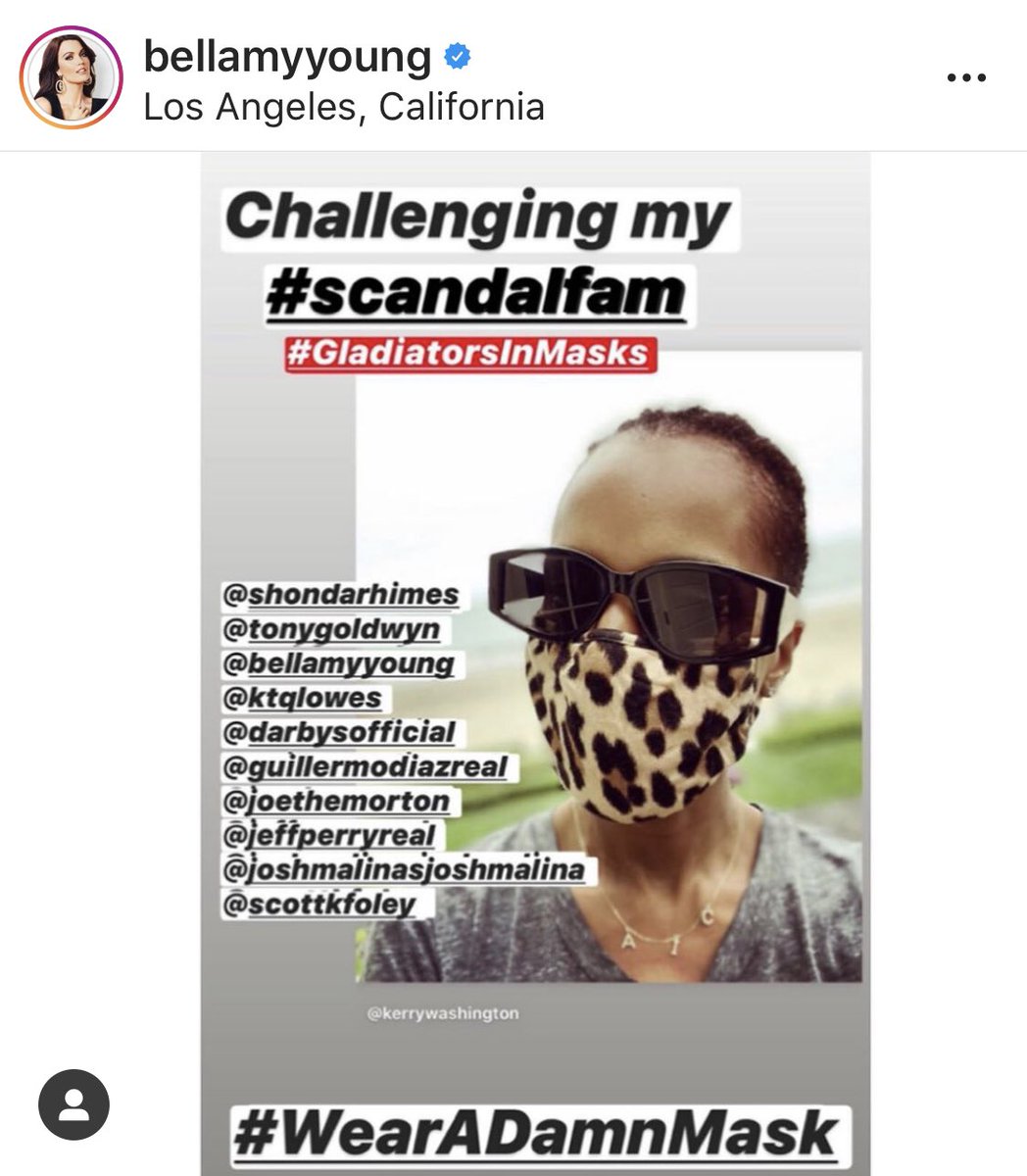 RikkiWilde's tweet photo. AWAY FROM THE ProdSon SET:
Bellamy Young
#BellamyYoung and #PedroSegundo readily accepted #KerryWashington’s challenge to #WearaDamnMask
#ProdigalSon #Prodigies #GladiatorsinMasks https://t.co/6TkOFVxKX6