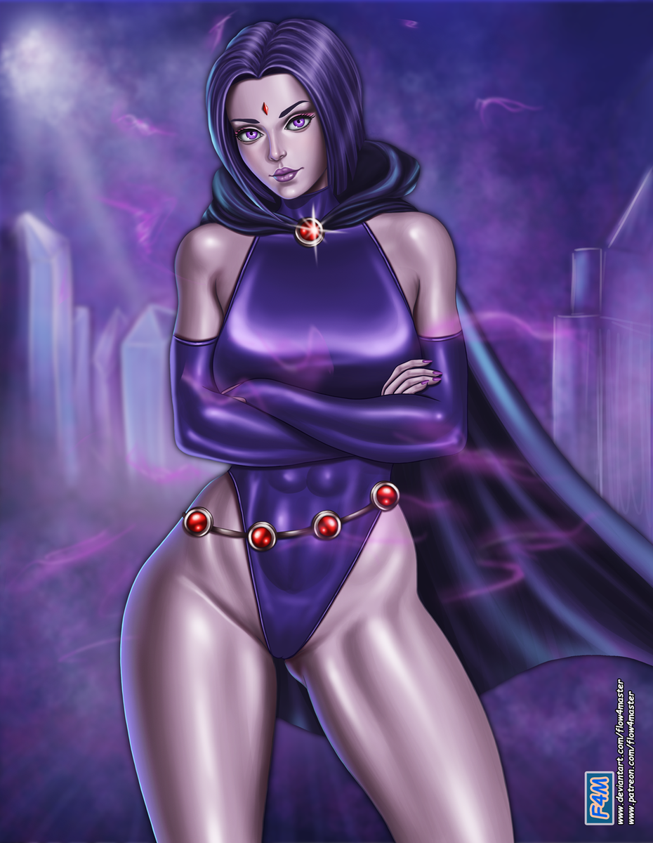 Raven DC High-Res, full nude and alternative version on my Patreon https://...