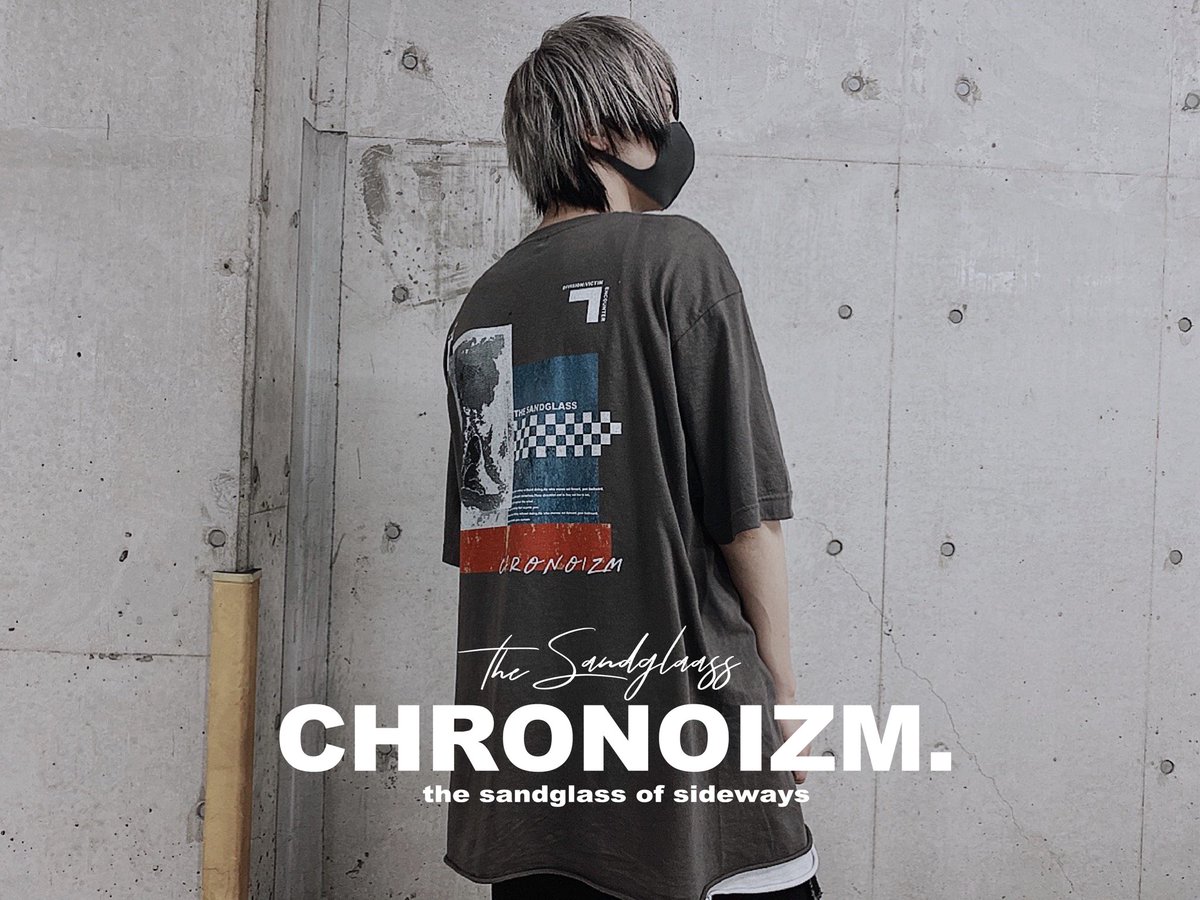 CHRONOIZM クロノイズム ワッペン Tシャツ Novelbright CHRONOIZM クロノイズム ワッペン Tシャツ Novelbright