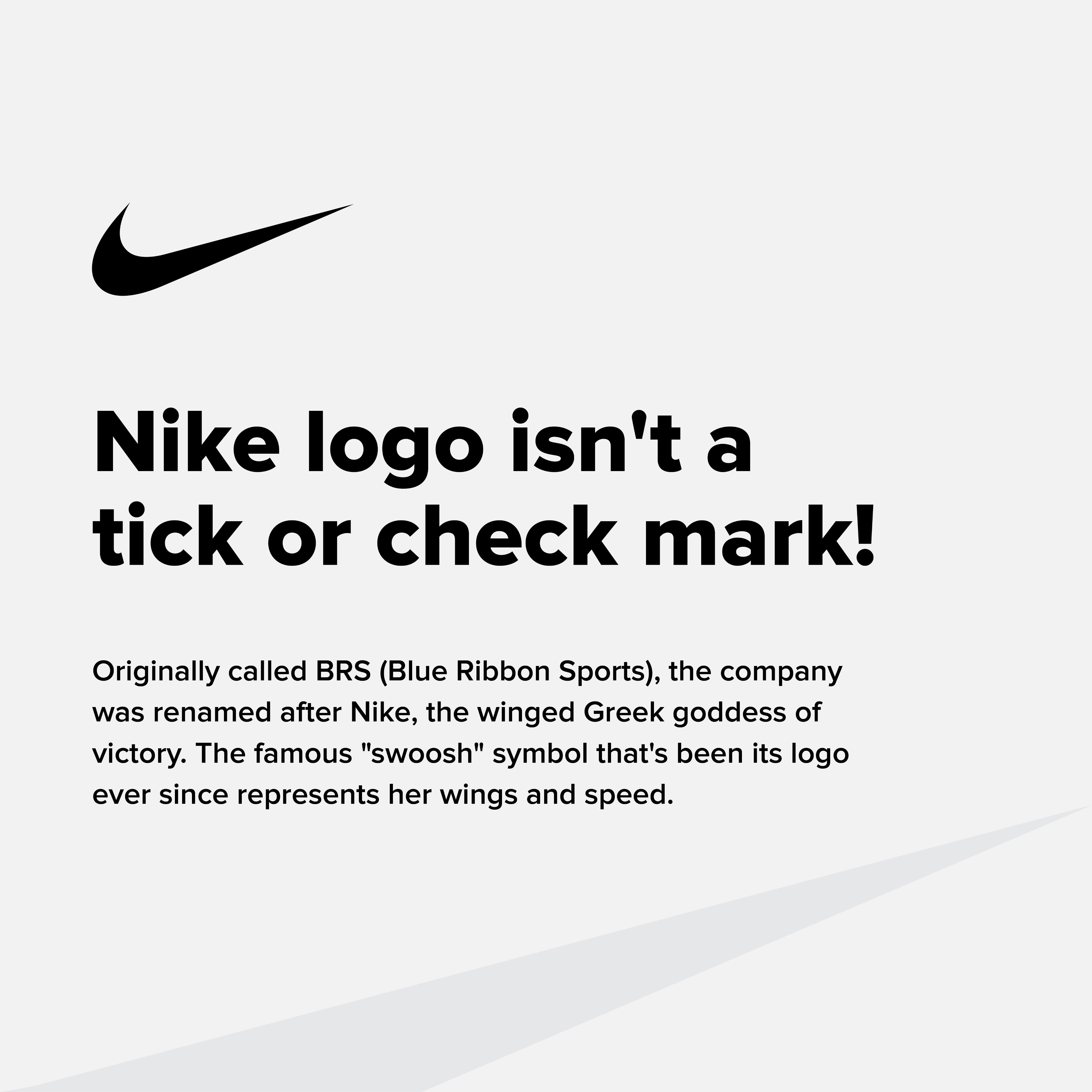 Nike Swoosh Logo Takes On Entirely New Meaning