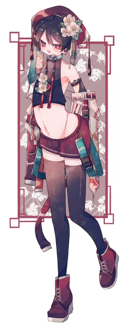 おなかとふとももがすきな人へ届け〜☺️?

 #男の子のイラストだけで興味を持ってくれる方へ届け 