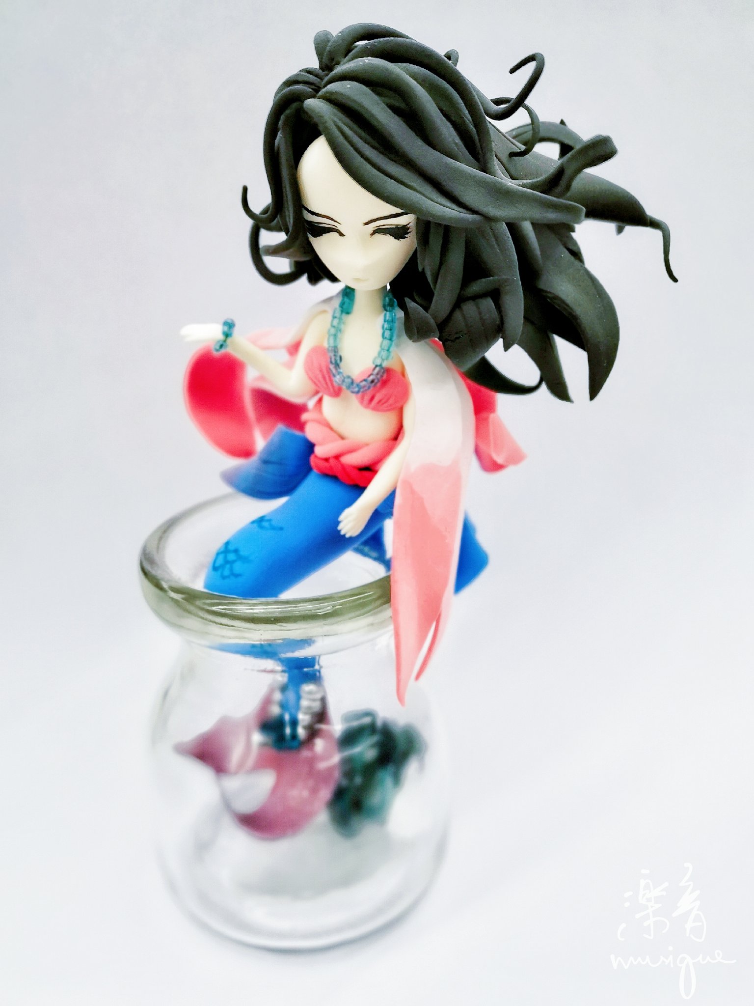 樂音 Musique 第三个捏的小人人 超轻粘土 手作り 人鱼https T Co 5tm8lo3aih Twitter