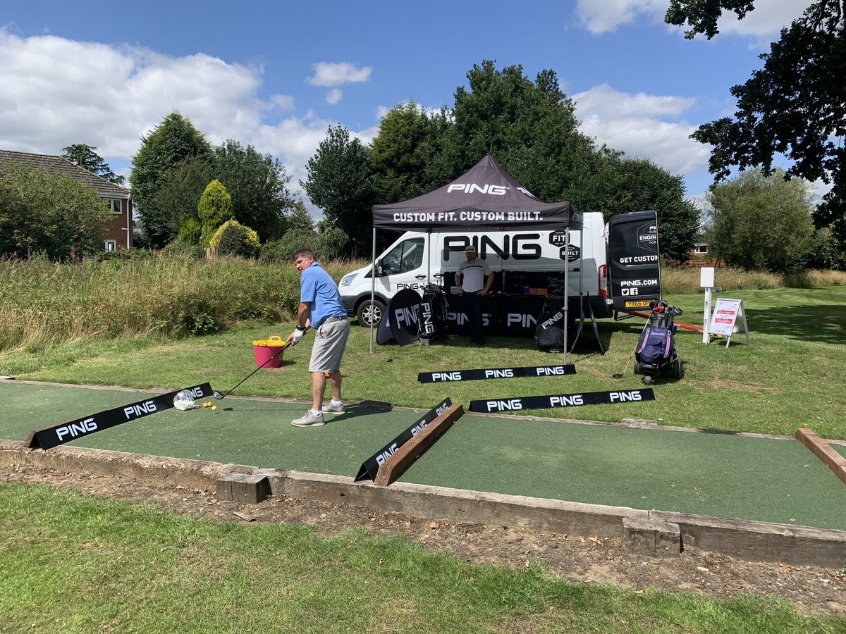 craigpgolf's tweet photo. Always good to have ⁦@PINGTourEurope⁩ Demo Day here ⁦@nuneatongolf⁩ and the Suns out to 😎 #thanksMorgan #PINGFamily ⛳️ https://t.co/nZ2dEdvfIj