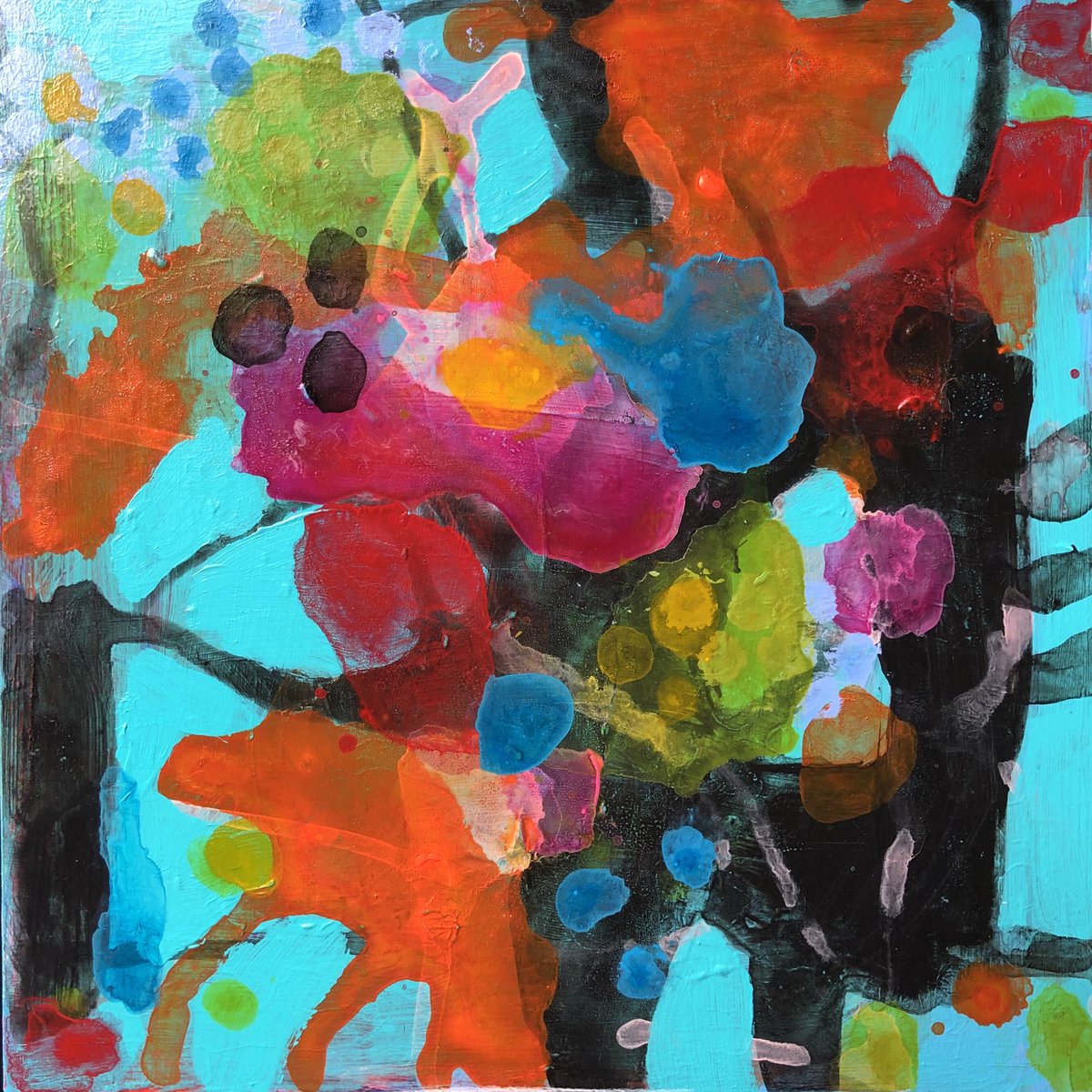 New small work, 8” x 8” ...