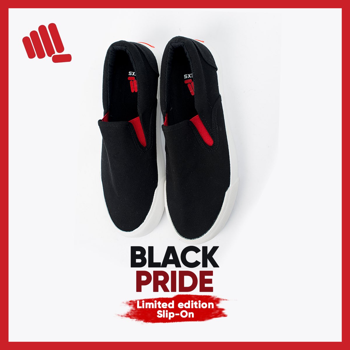 keexstribe's tweet photo. “Black is beautiful, Black is excellent
Black is pain, Black is evident” - @Santandave1 
.............................................................
What #Black are you made off?! 🤩 Get one of our #BlackPride Slip-On today and identify with your roots 💯❤️ -
#keexstribe #keexs https://t.co/pJ68Z4cQ27