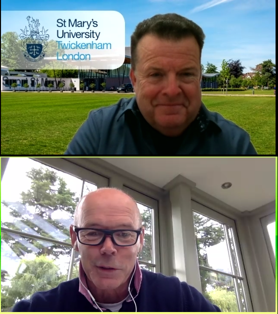 BensteadCaitlin's tweet photo. Really enjoyed yesterdays Q&amp;A webinar with Sir @CliveWoodward talking about the Rugby Union Landscape, current challenges, and his own personal experiences throughout his playing and coaching career! @YourStMarys https://t.co/uDgFdt1QMM