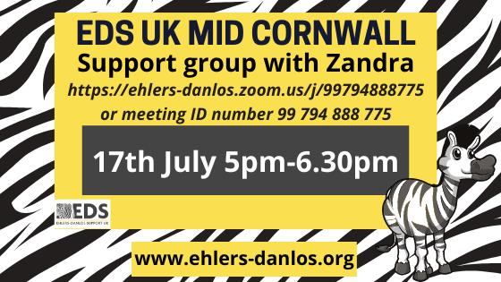 ehlersdanlosuk's tweet photo. Zandra will be hosting the #MidCornwall meeting today at 5pm! Please feel free to join from Mid Cornwall and the surrounding areas.
The meeting will cover general questions, support, and any relevant topics: https://t.co/93lw3eCHf5 #Truro #EhlersDanlosSyndrome https://t.co/DhNK7GZ2nN