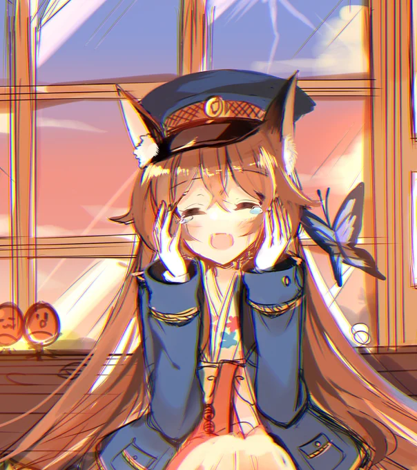 「私ははここで"にんげんさん"を待っています」 
