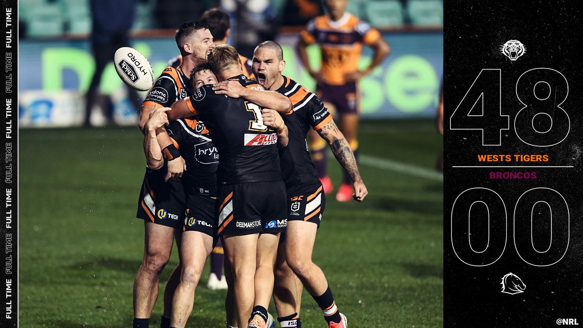 Hear them roar 🐯

#NRLTigersBroncos