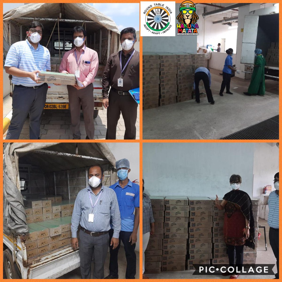 roundtable53's tweet photo. Bhubaneswar round table 53 distributed 21000 pieces of “ MINUTE MAID “ a Coca Cola product at CARE hospital as a part of community service to honour front line workers. https://t.co/oKnoswZsDj