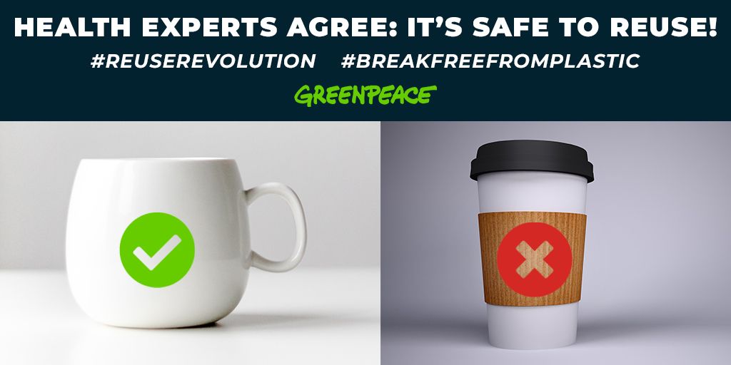 AfrikaGreen's tweet photo. Don’t be confused by the plastic industry! Reusables can be used safely during the #Covid19 pandemic >> https://t.co/434UAuy6ed
#BreakFreeFromPlastic via @Greenpeaceafric
#africa
#rwanda
#nature
#uganda
#2019novelcoronovirus
#coronovirus
#covid-19 https://t.co/QOQWcbRAru