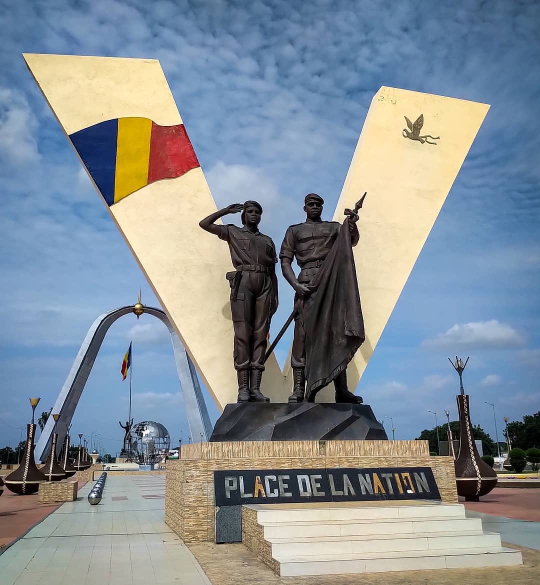 Place de la Nation, Chad\u2063 🇹🇩🌍 📸: @_wevegoneonholidaybymistake_  #placedelanation\u2063 #56daysofafrica #monumentdelaplace #ndjamena #chad  #tchad\u2063 #travelpicsdaily #travelpics \u2063 #solotravel #travelphoto\u2063  #republicofchad \u2063 \u2063, image size:1080x1170