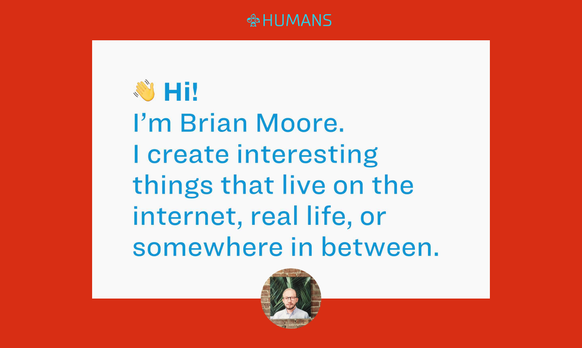 HumansFyi's tweet photo. 👋

Our #featured personal site of the day goes to prolific maker, creative and idea machine gunner @lanewinfield.

His project #portfolio is the ultimate collection of real life and online weird, funny and compelling projects. You need to see this.

👀👉 https://t.co/rB7zppMlTZ https://t.co/w8wHp2QcdU