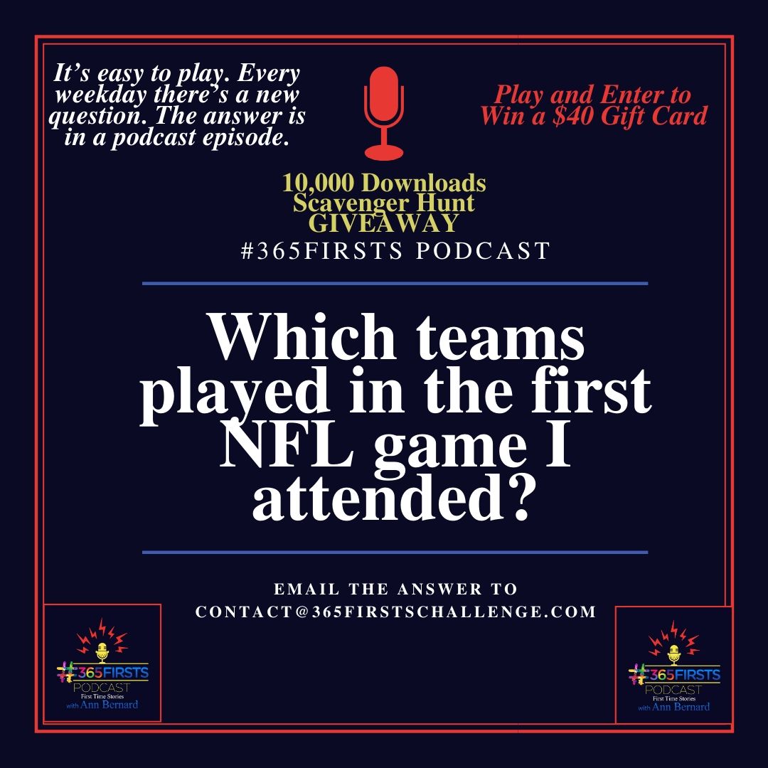 AnnBernard's tweet photo. 💥10,000 Downloads Scavenger Hunt Question of the Day 💥

Find the answer on the #365Firsts Podcast available on all major podcast players or click the profile link 👉

Drawings every Sunday for the duration of the scavenger hunt.

#scavengerhunt #giveaway #win #prizes #contest https://t.co/CdMAxUdOD4