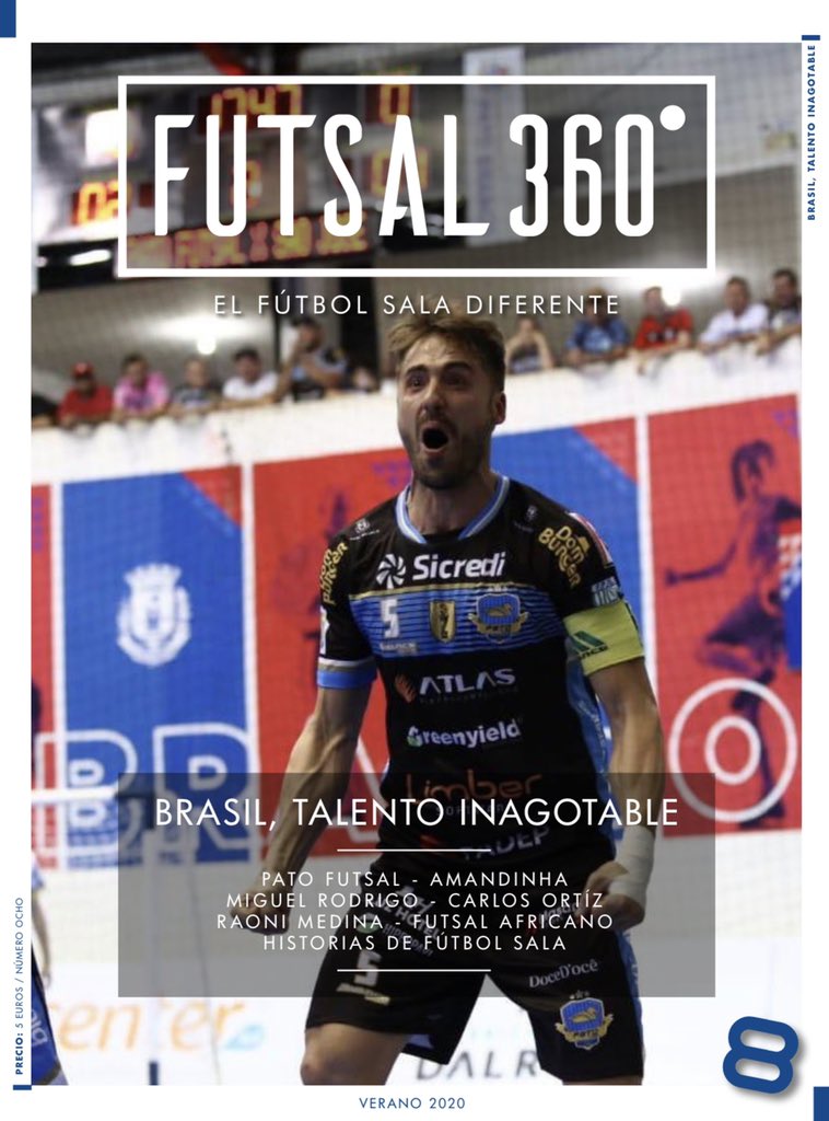 futsal_360's tweet photo. ¡YA DISPONIBLE!

El nuevo número 8 de #FUTSAL360 

‘BRASIL, TALENTO INAGOTABLE’. 🇧🇷⚽️

Un número dedicado al fútbol sala en el país brasileño y a algunos de sus grandes protagonistas. 

Historias de fútbol sala. https://t.co/yag4IoeGiT