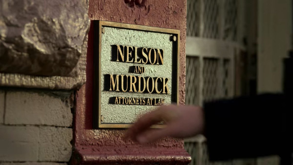 "Nelson and Murdock. Avocados at law." #Daredevil