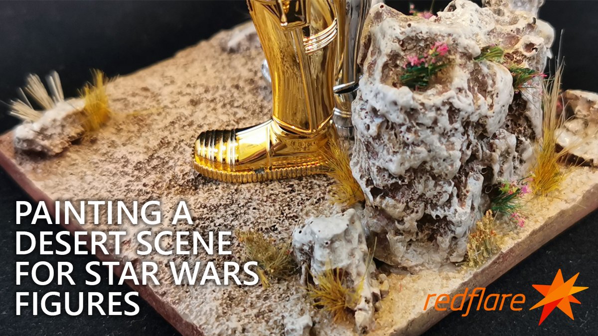 razoreye's tweet photo. Painting up the Desert Base diorama https://t.co/h5SB1pV7n2 

#dioramas #starwarsbandai #starwars #techniques #modelmaking #diorama @greenstuffworld #Vallejo #weathering #resinart https://t.co/WLxWTC2sJw