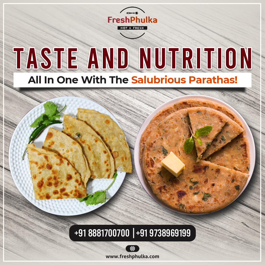 FreshPhulka's tweet photo. Escape boredom and wow your taste buds with these finger-licking delicious yet healthy home-made Parathas.
Order now &amp; get bulk order delivered to your doorsteps.

Book here: https://t.co/A5Qapj0fAD

Or Call us on: +91-8881700700/+91-9738969199

#HomeMadePhulkas #FreshPhulka https://t.co/1FNLPYFjzL