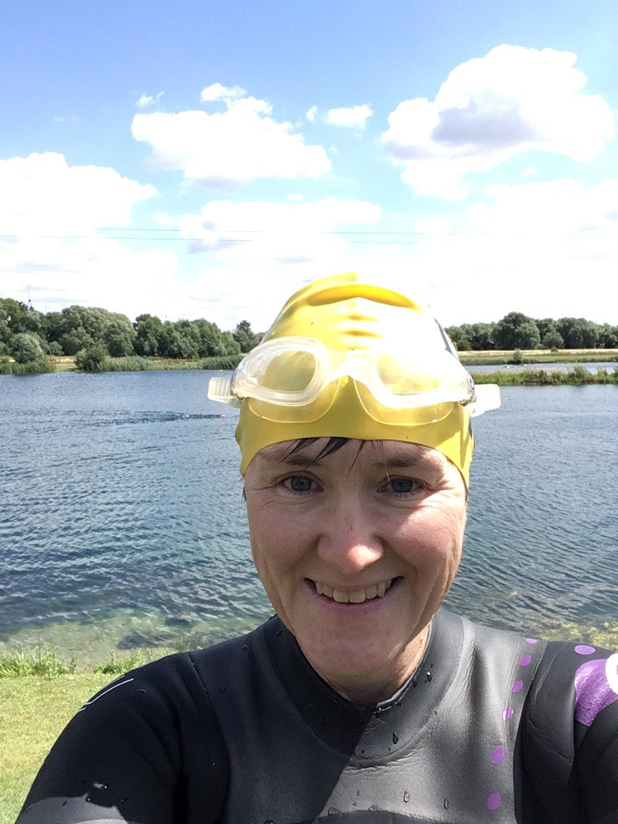 ZenPlot10's tweet image. Happy day! First swim outside since #Chillswim Coniston last autumn and shoulder injury over the winter. Must go steady with clearing #Plot10 this afternoon - want my shoulders to get stronger :-)