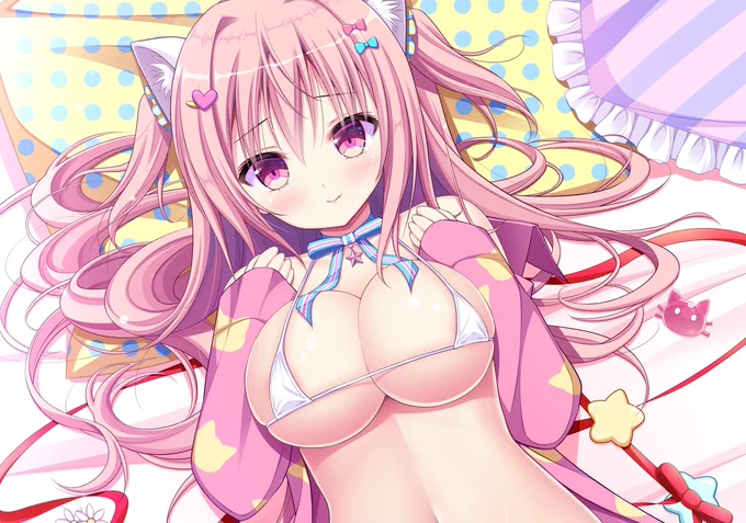もう寝る準備はできたにゃ-❤ 