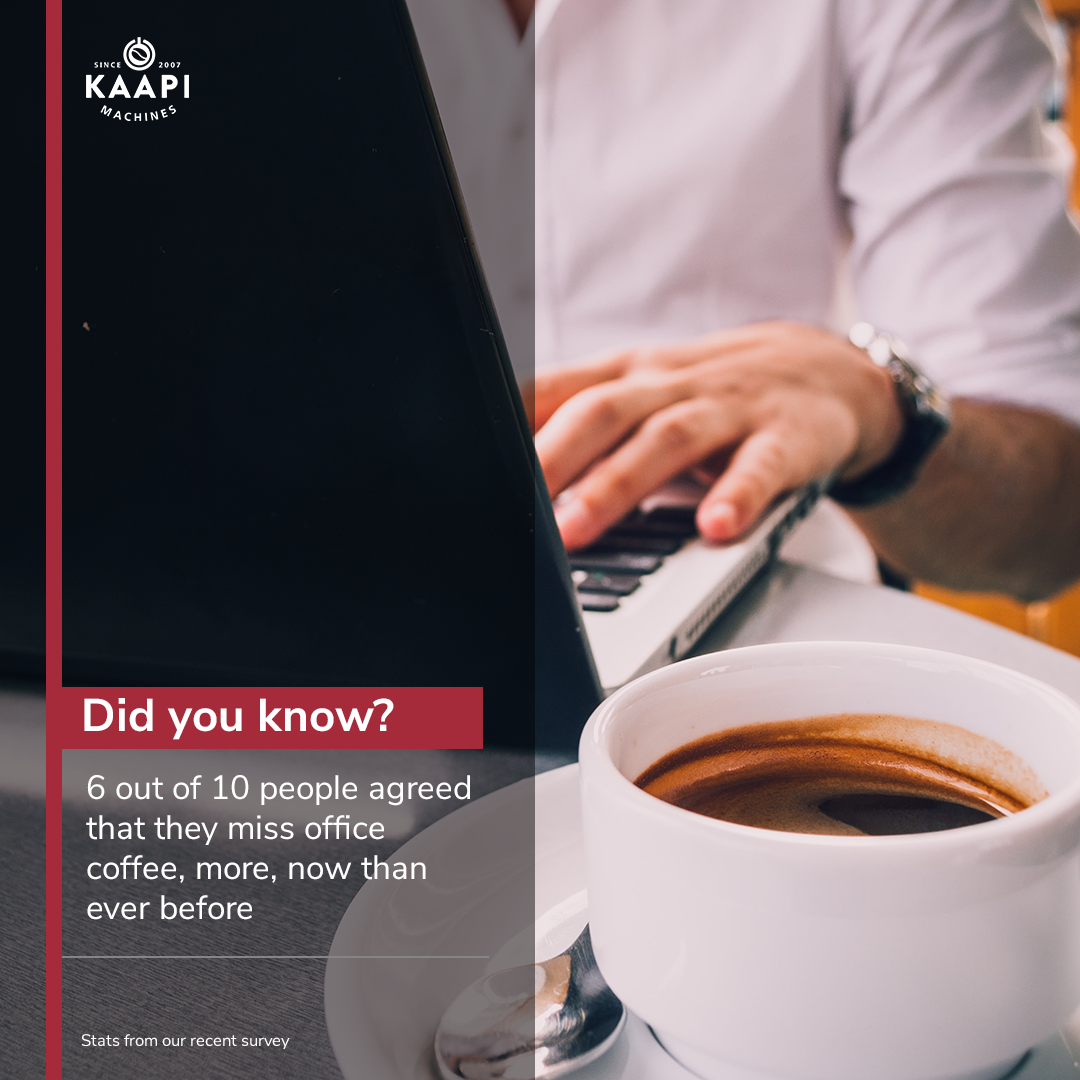 kaapimachine's tweet photo. Look what we found from one of our recent surveys
Coffee at work, what does it mean to you?
Tell us in the comments below
#ThinkCoffeeThinkKaapi #coffeetypes #KaapiMachines #BaristaDaily #BaristaIndia #CoffeeTime #coffeeinsta #CoffeeLove #CoffeeDaily #CoffeeLife #CoffeeCommunity https://t.co/MPuay1c7Mf