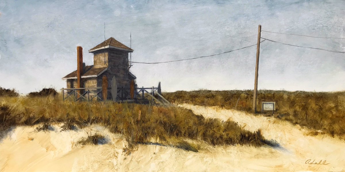 AlexanderAdell's tweet photo. Beach Daze. Oil. 12”x24”

#summer #hamptons #oilpainting #landscape https://t.co/Qc0DCvXbzh