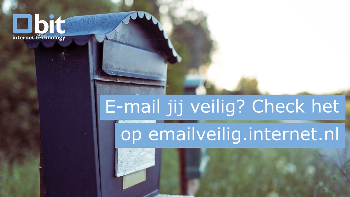bitnl's tweet photo. ✉️ | Help Nederland digitaal veiliger te maken. Ontdek of jij veilig e-mailt en doe de test via https://t.co/iwvVCYTSQN #email #veiliginternetten #internetschoon https://t.co/lBkwIxwYJc