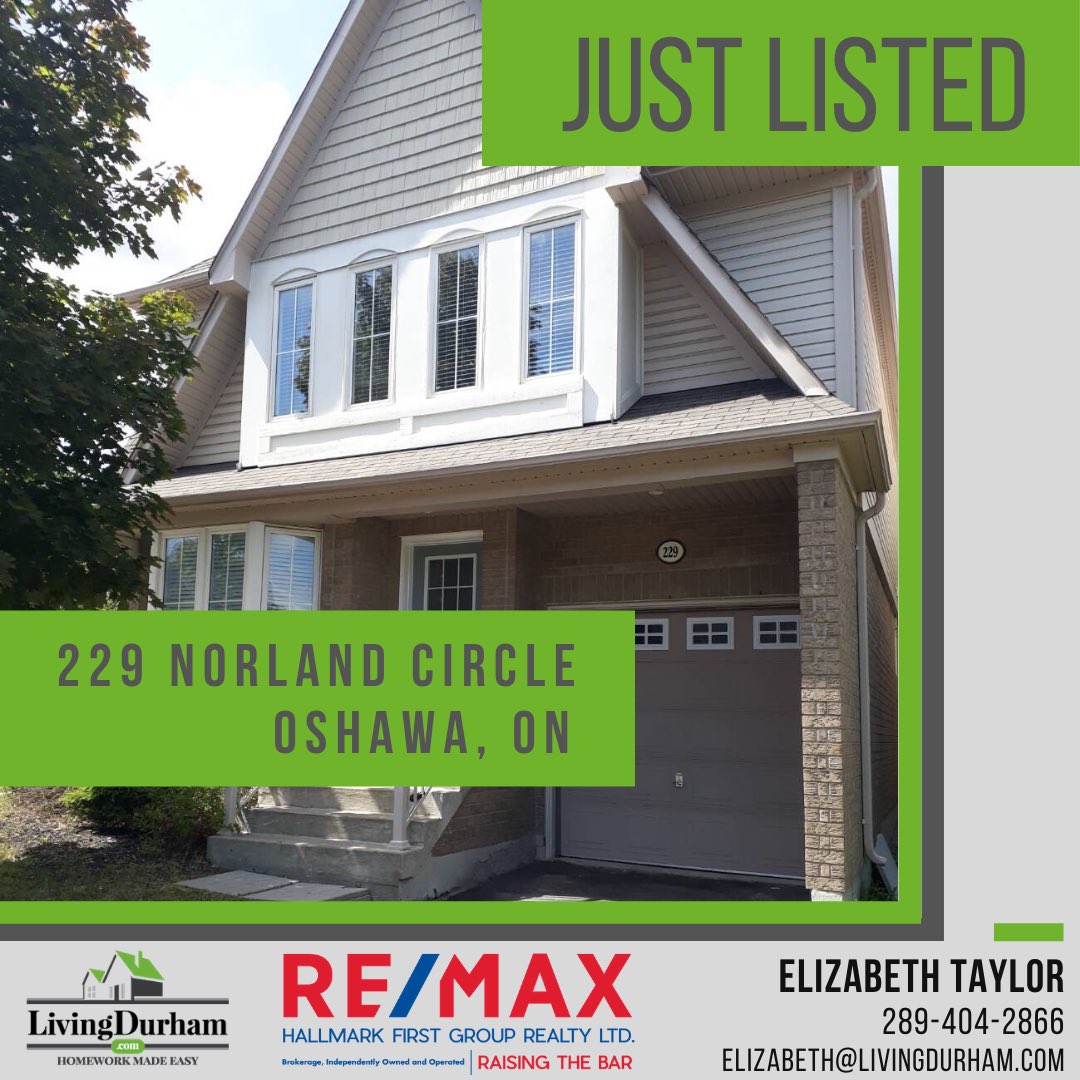 LivingDurham's tweet photo. 🏡JUST LISTED! 🏡 
.
Fabulous Corner Lot - 4 BDRM Home:
> Finished Basement w/ Rec Room
> Open Concept Layout
> Gas Fireplace
> Upgraded Laminate Flooring
> Spacious Kitchen
.
Contact @ETAYLOR_LD
📲 289-404-2866
📧 elizabeth@livingdurham.com
📍Oshawa
$599,900
MLS® # E4833772 https://t.co/IsrfwtVuCL